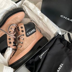 Chanel Suede Boots - Includes original box and dusk bags